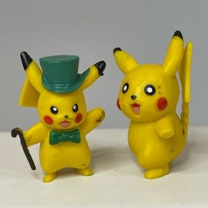 Vintage Nintendo Pokémon Mini Figures (2) Pikachu